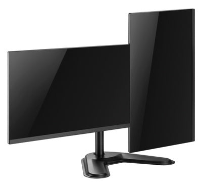 BRATECK βάση γραφείου LDT57-T02 για 2 οθόνες 17"-32", έως 9kg ανά οθόνη