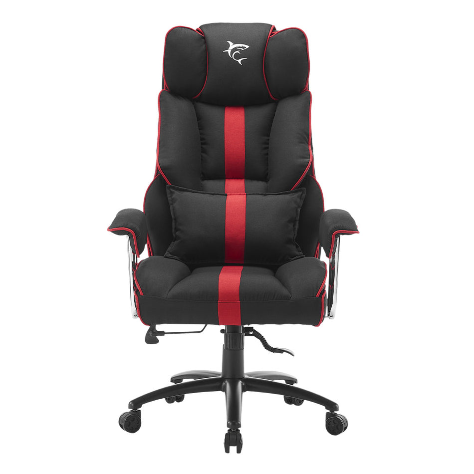White Shark Extra Soft Gaming Chair Black Red Le Mans