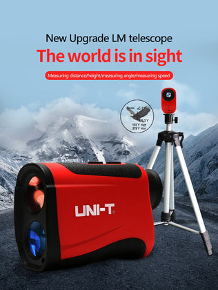 UNI-T laser μετρητής εύρους απόστασης LM1000, 7x οπτικό ζουμ