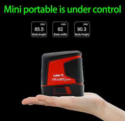 UNI-T γραμμικό αλφάδι laser LM570LD-II, με πράσινη δέσμη 2 ακτίνων