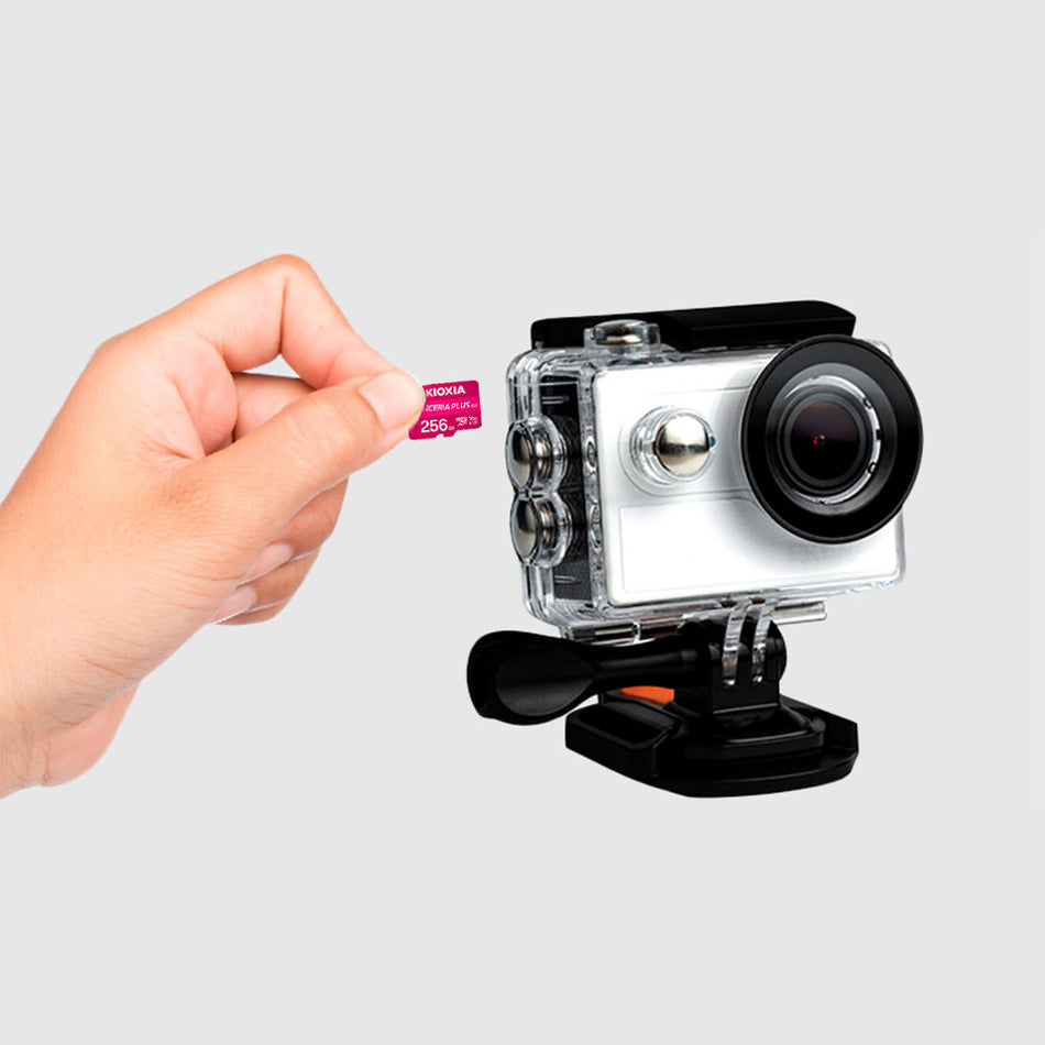 Kioxia 4 K Micro Sd Gen2 256 Gb Exceria Plus Uhs I U3 With Adapter