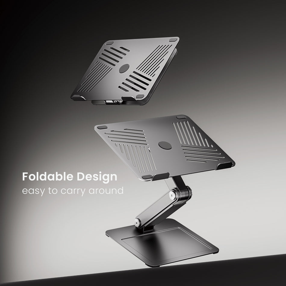 BRATECK μεταλλική βάση για laptop LPS09-02, 11~17", foldable, γκρι