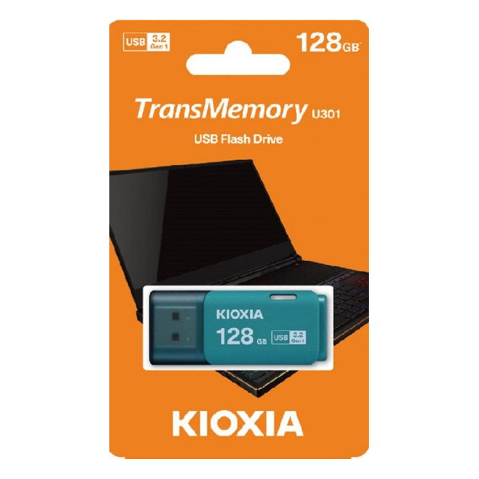 Kioxia Usb 3.2 Flash Stick 128 Gb Hayabusa Aqua U301