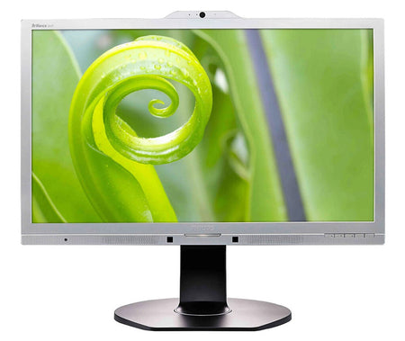 PHILIPS used οθόνη 241P6Q IPS-LED, 23.8" Full HD, VGA/DVI/DisplayPort/HDMI, Cam, Grade B Used Οθόνες PC