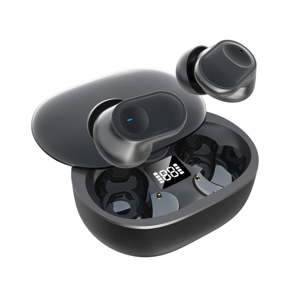 Veger M13 In-ear Bluetooth Handsfree Earphones with Sweat Resistance and Charging Case Black
