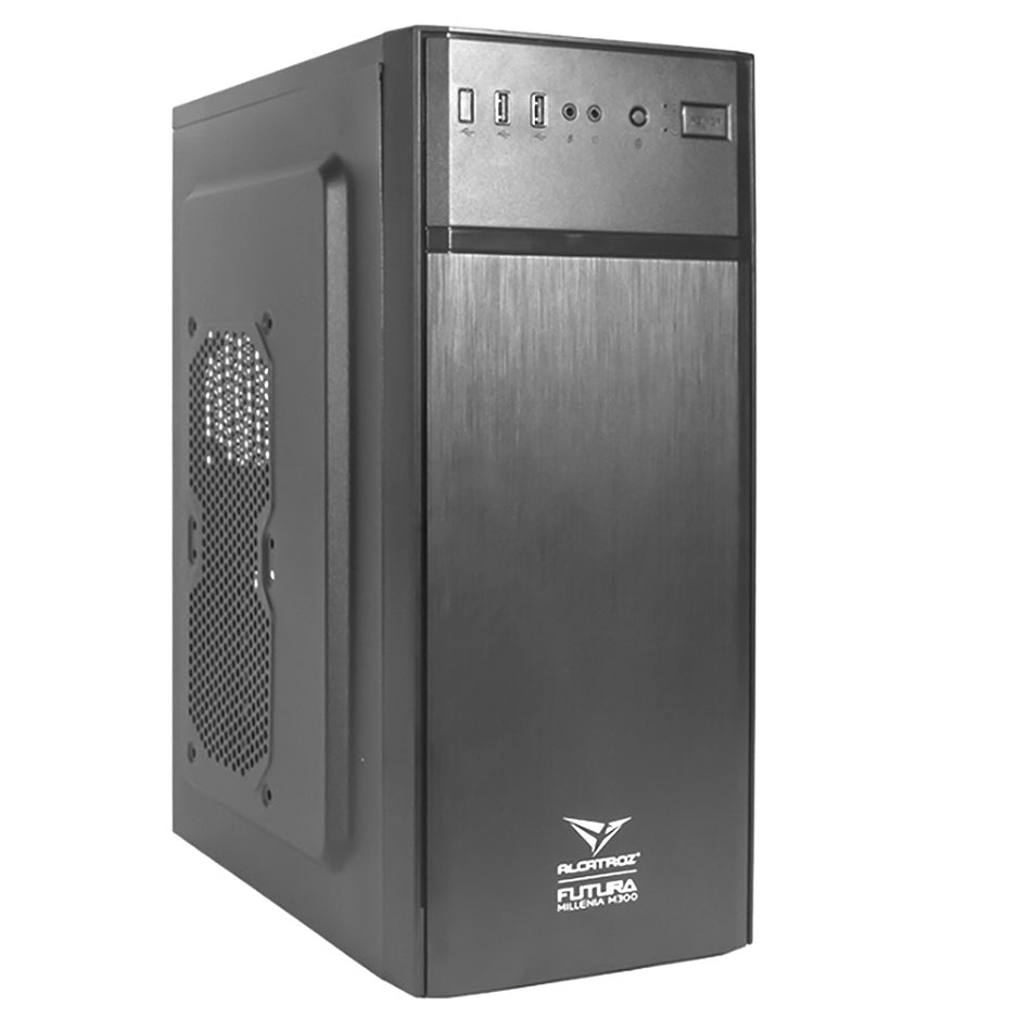 Alcatroz Full Atx Pc Case With Psu Futura Millenia M300 Black
