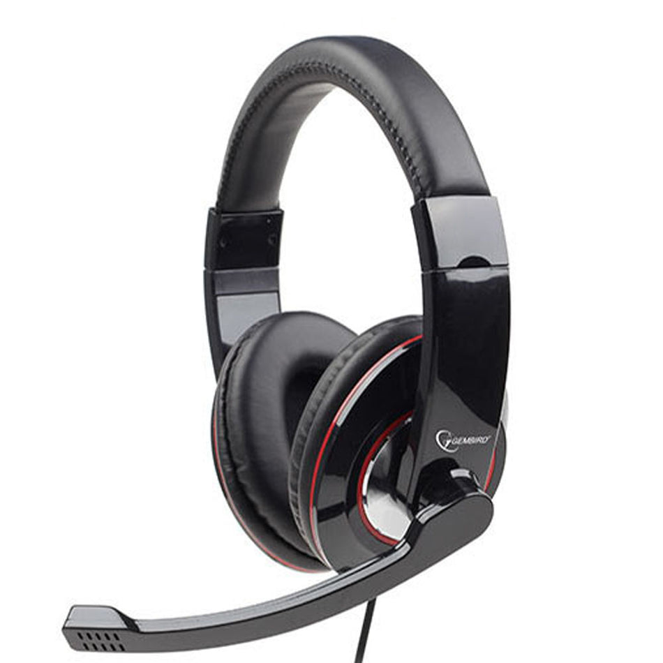 Gembird Usb Stereo Headset Glossy Black