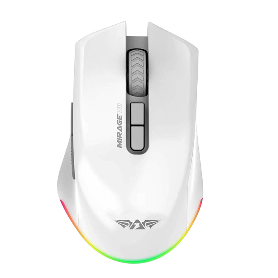 Armaggeddon Tri Mode Gaming Mouse 10000 Cpi Mirage Vii White