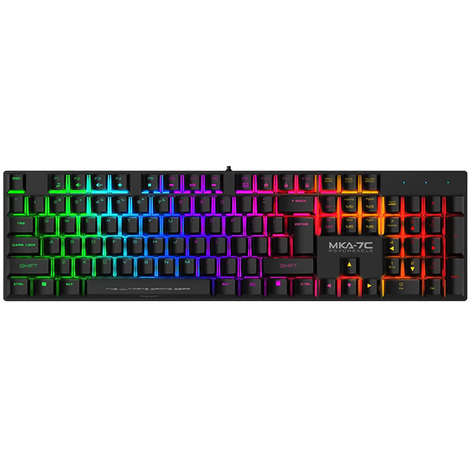 Armaggeddon Mechanical Hot Swap Keyboard 12 Fx Backlight Red Switch Mka 7 C 2024 Black Linear