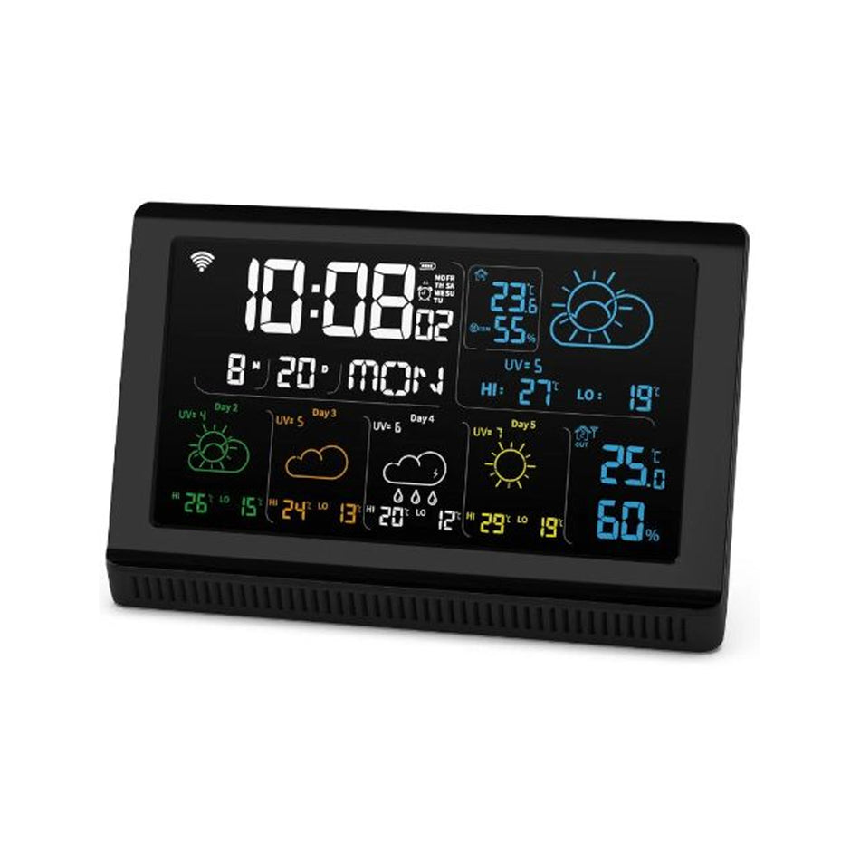 Manta Windy Smart Wetterstation mit Tuya Schwarz