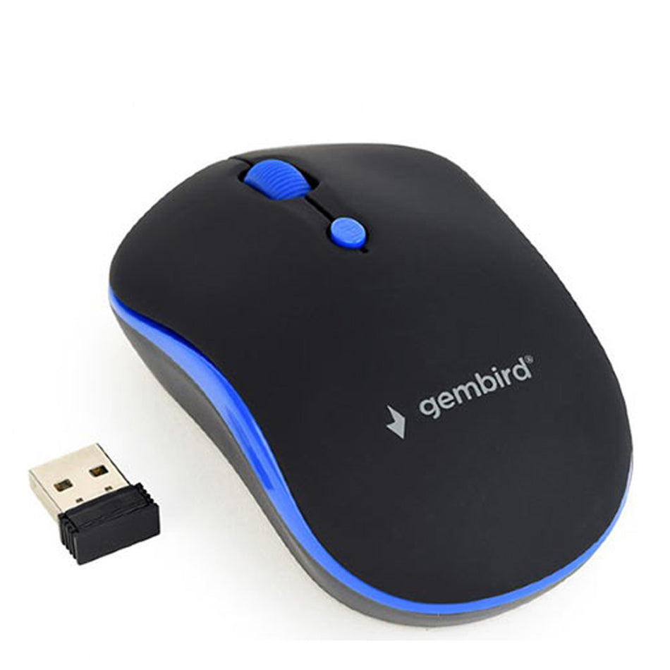 Gembird Wireless Optical Mouse Black/Blue
