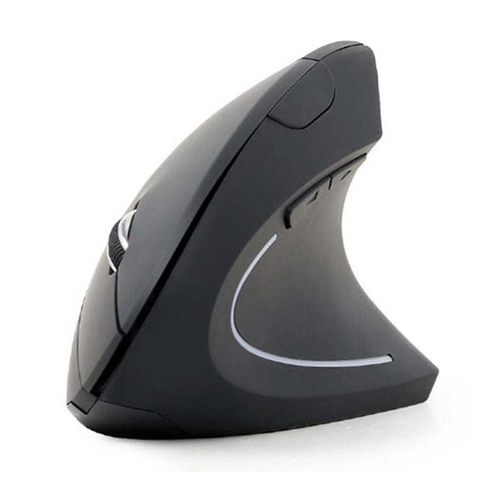 Gembird Wireless Ergonomic 6 Button Optical Mouse Black