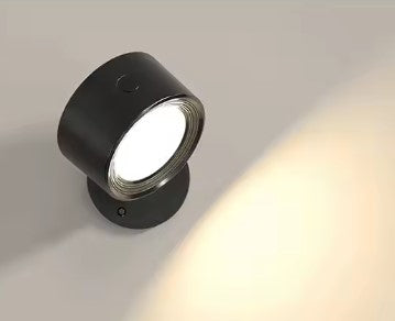 SE LED 4 MIZU BLACK WALL BATTERY LED LAMP RECHARCHEABLE 8x4,5cm 3,5w 2000mah 3CCT CHARGING TIME