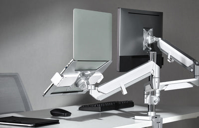 BRATECK Βάση laptop NBH-6E για βάση οθονών, VESA 75x75, 11.6-17.3", γκρι