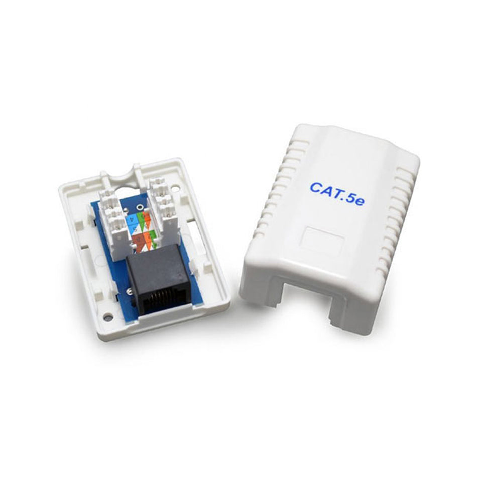 Cablexpert Cat5 E Utp Single Port Surface Mount Box