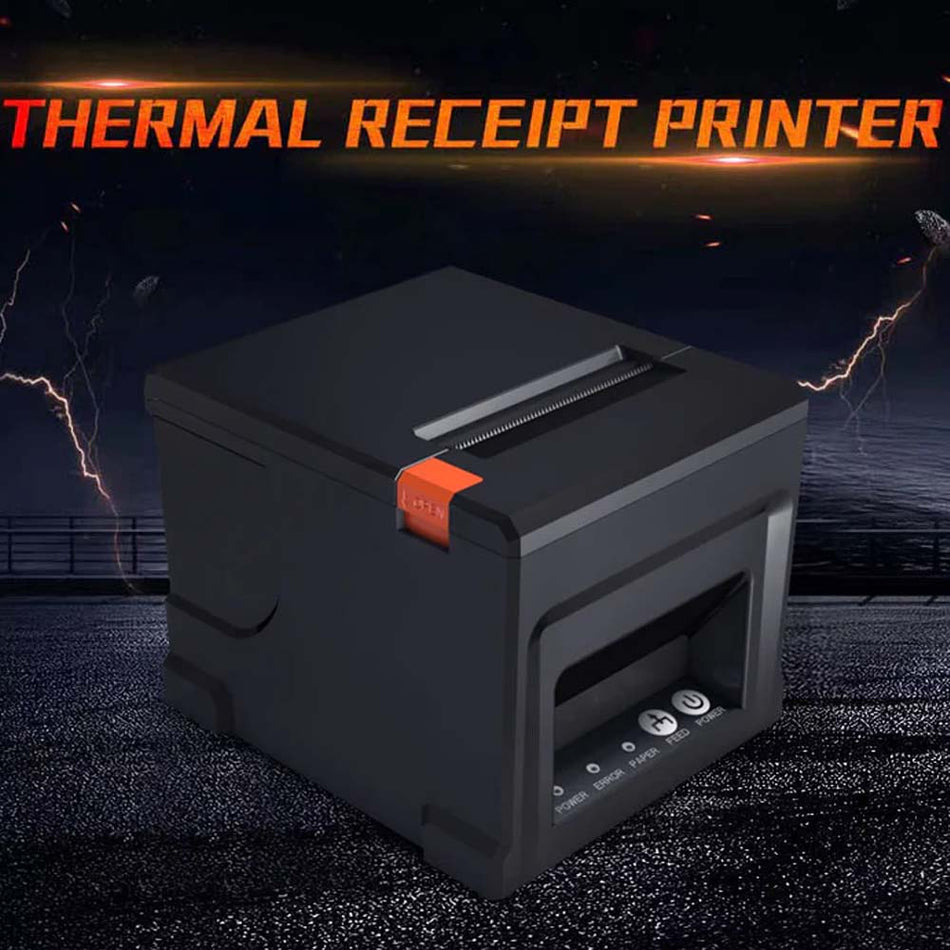Netum Lan Receipt Thermal Printer 80 Mm Black