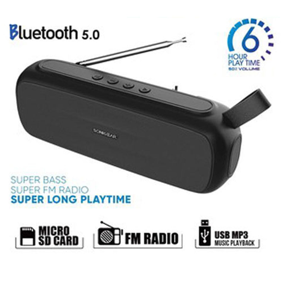 Sonic Gear Bluetooth 5.0 Super Bass Fm Radio B.Grey