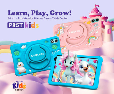 TECLAST tablet P85T Kids, 8" HD, 4/64GB, Android 14, 5000mAh, μπλε