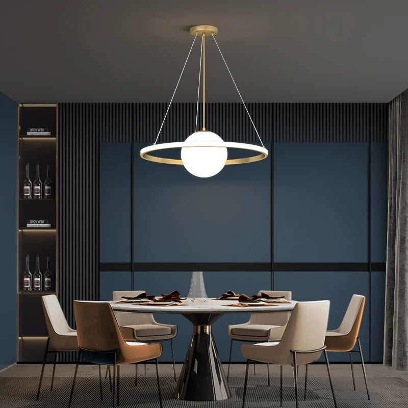 SE LED 50 PAULA PENDANT BLACK 24W 3CCT+E14 50x100cm IP20 220V 2 YEARS WARRANTY