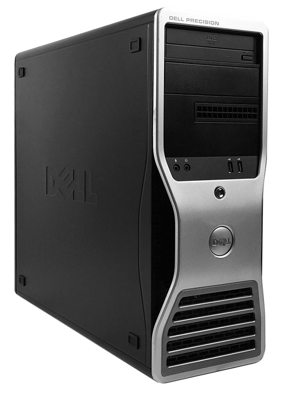 DELL PC Precision T5400 Tower, Refurbished Grade A Repainted, X5450, 4GB, 250GB, AMD FirePro V4900, DVD, FreeDOS