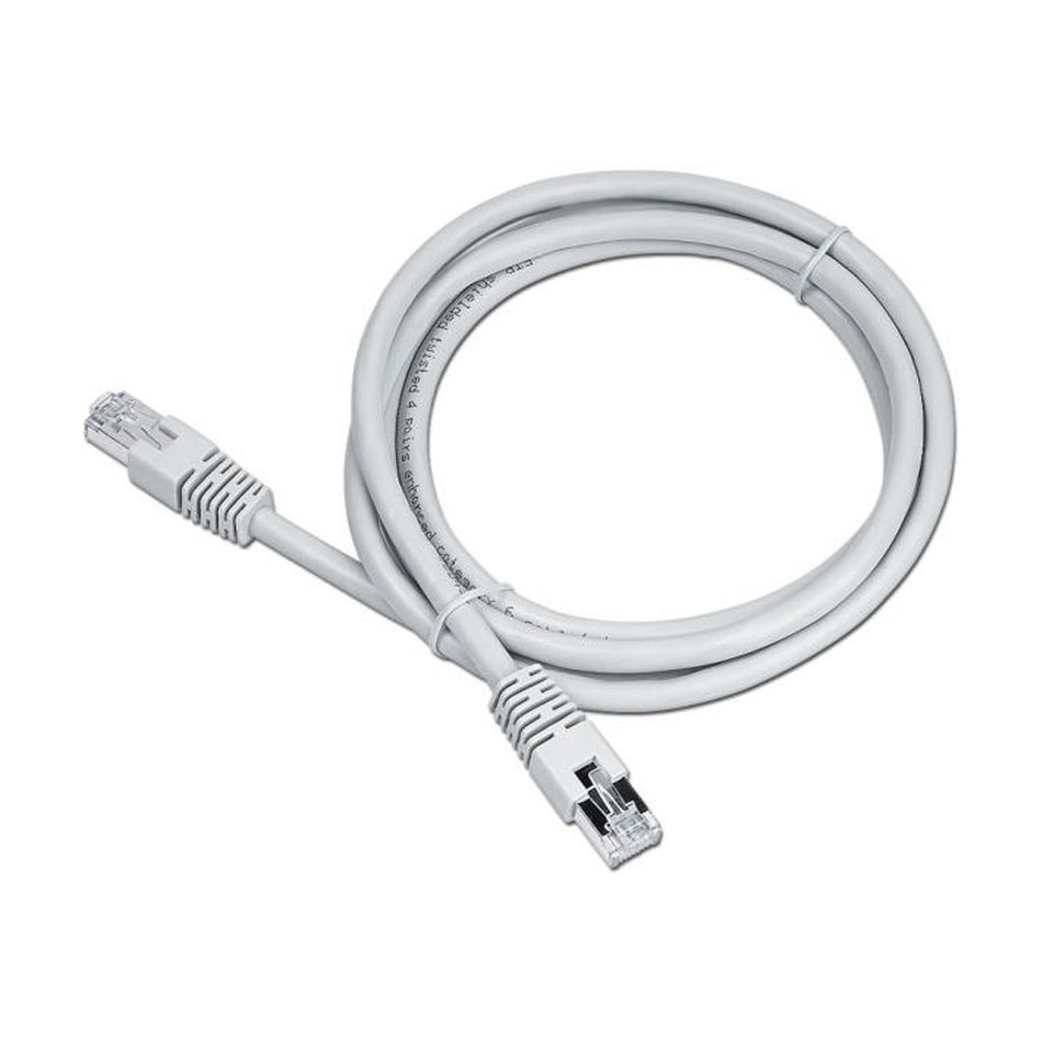CABLEXPERT CAT5 UTP PATCH CORD MOLDED STRAIN RELIEF 50u PLUGS GREY 3M