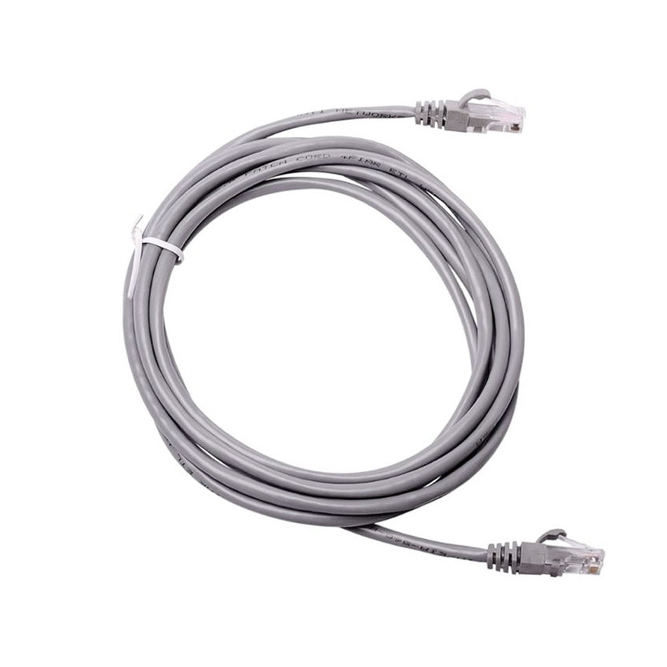 CABLEXPERT CAT5 UTP CABLE PATCH CORD MOLDED STRAIN RELIEF 50u PLUGS GREY  7,5M