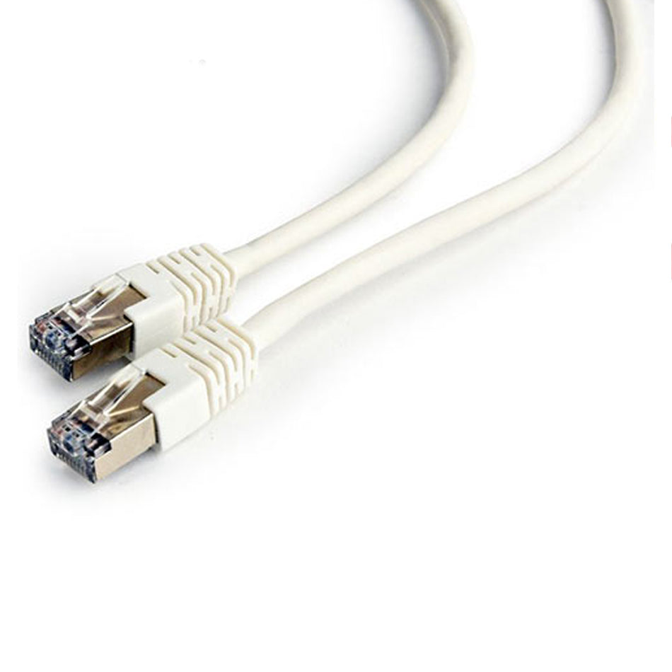 CABLEXPERT FTP CAT6 UTP PATCH CORD SHIELDED WHITE 0.25M