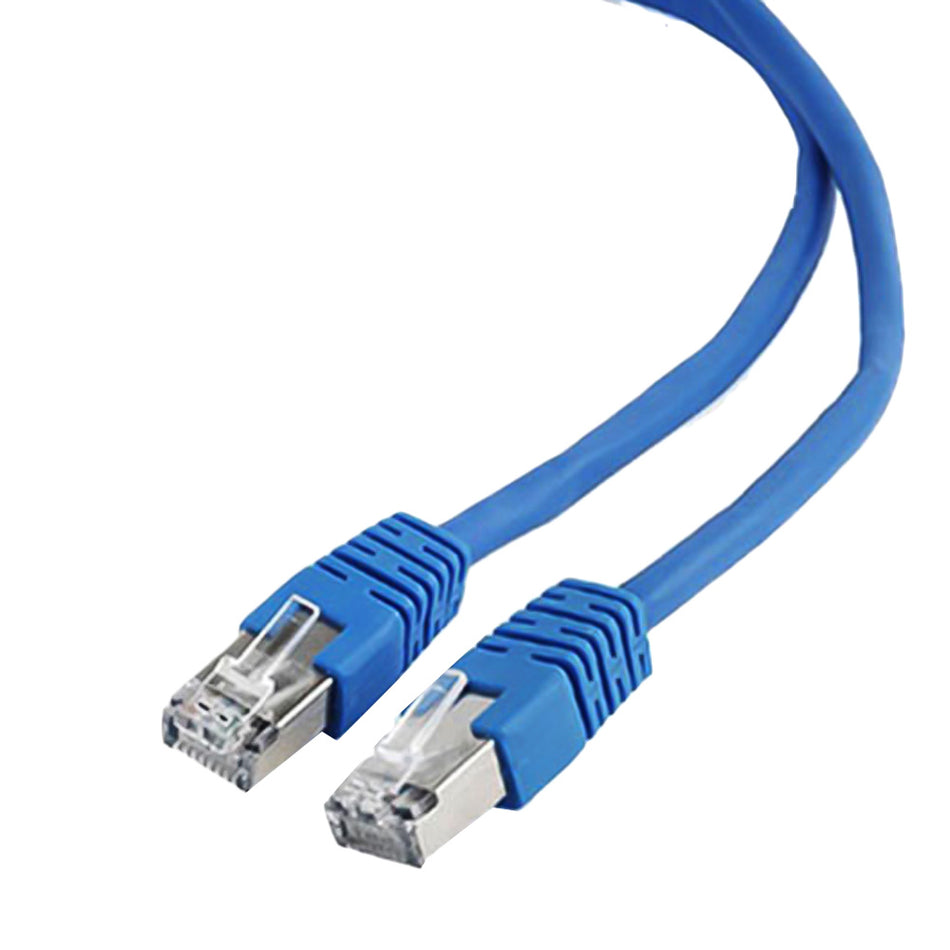 CABLEXPERT FTP CAT6 PATCH CORD BLUE SHIELDED 1M