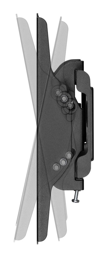 POWERTECH επιτοίχια βάση τηλεόρασης PT-1126, 23-43", έως 45kg, ρυθμιζόμενη κλίση