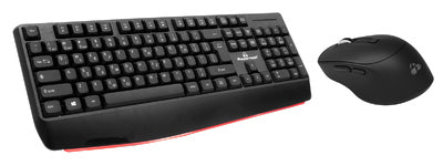 POWERTECH set ποντίκι & πληκτρολόγιο PT-1167, 2.4GHz & Bluetooth, μαύρο