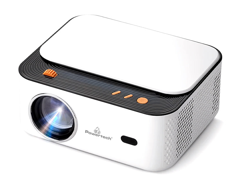 POWERTECH βιντεοπροβολέας PT-1307, 1080p, 300 ANSI lumens, λευκός