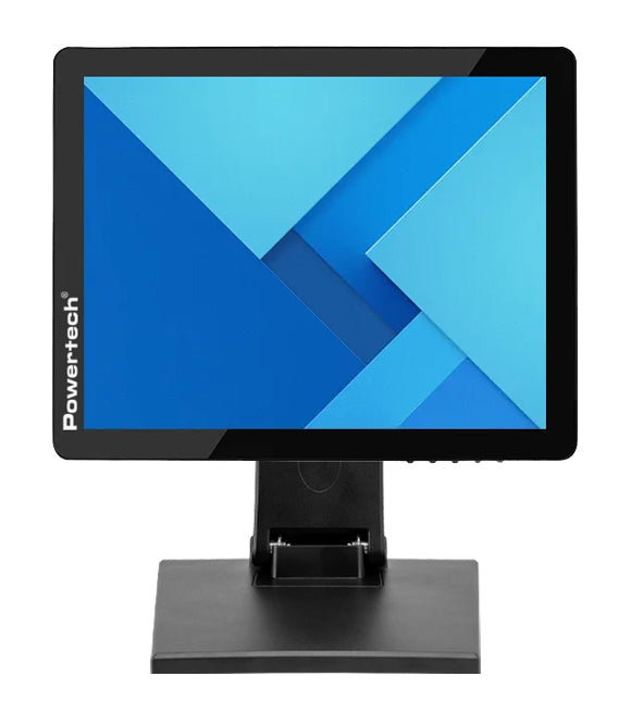 POWERTECH οθόνη αφής PT-1366, LED, 15" 1024x768, HDMI/VGA/USB, μαύρη