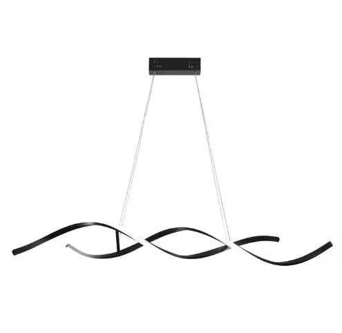 SE LED 95 QUEEN PENDANT BLACK 24W 3CCT 95x8x100cm IP20 220V 2 YEARS WARRANTY Ε2