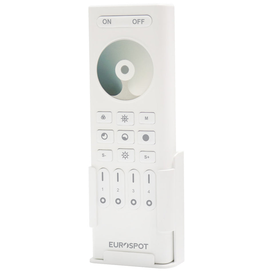 EuroSpot RF 2.4GHz 4Ζωνο Λευκό Τηλεχειριστήριο Μονόχρωμης Ταινίας-Led