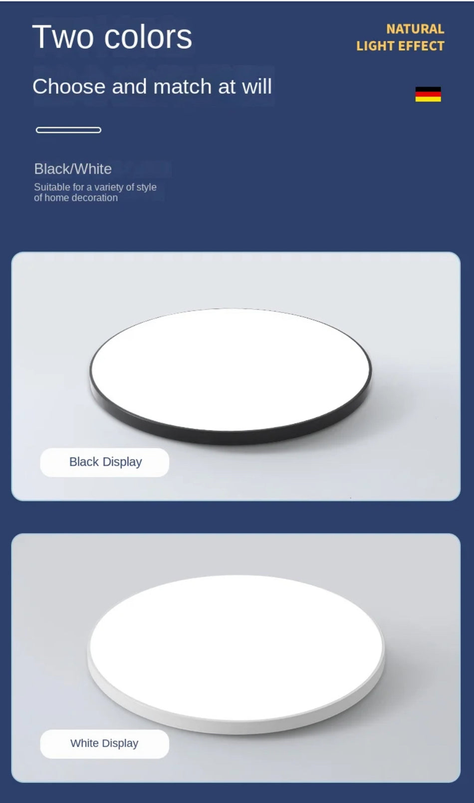 SE LED 36 RONDO WHITE CEILING 36W 3CCT 2 YEARS WARRANTY