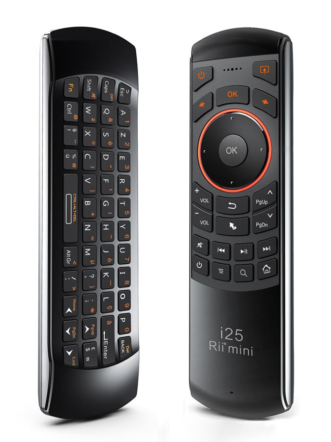 RIITEK τηλεχειριστήριο Mini i25 με πληκτρολόγιο & air mouse, 2.4GHz