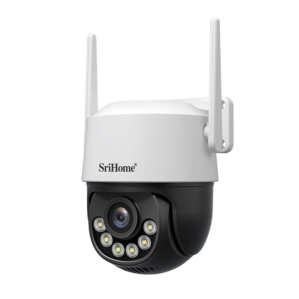 SRIHOME CAMÉRA DE SÉCURITÉ DOMESTIQUE SANS FIL 4K 8MP HD AVEC SUIVI AUTOMATIQUE IA