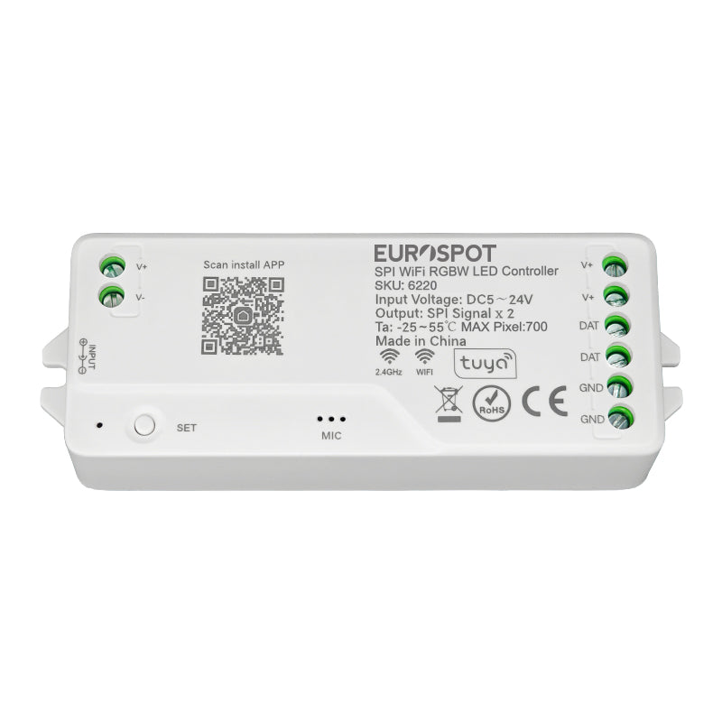 EuroSpot Led Controller SPI RGBW Tuya WIFI+2.4RF