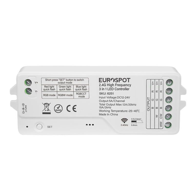 EuroSpot Led High Frequency Controller 3in1 2.4RF