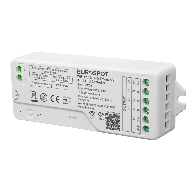 EuroSpot Led High Frequency Controller 3in1 Tuya WiFi+ 2.4RF