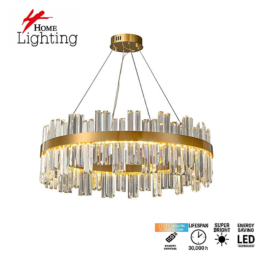 SE LED 80 SOLINA CIRCLE Φ80cm  GOLD 3CCT 3000K-6500K REMOTE CONTROL 2 YEARS WARRANTY
