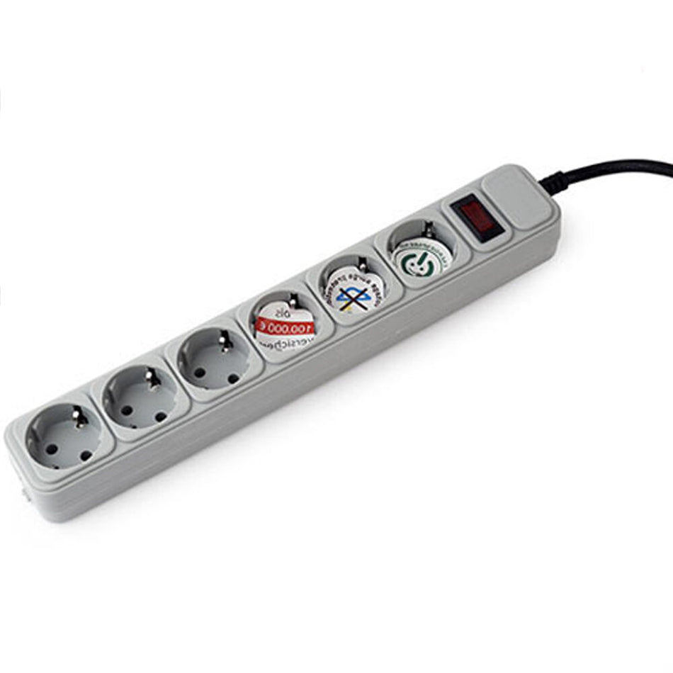 Gembird Surge Protector 6 Sockets 1,8m