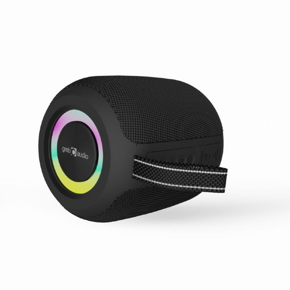 Gembird Portable Bt Party Speaker With Rgb Led Light Effect Black