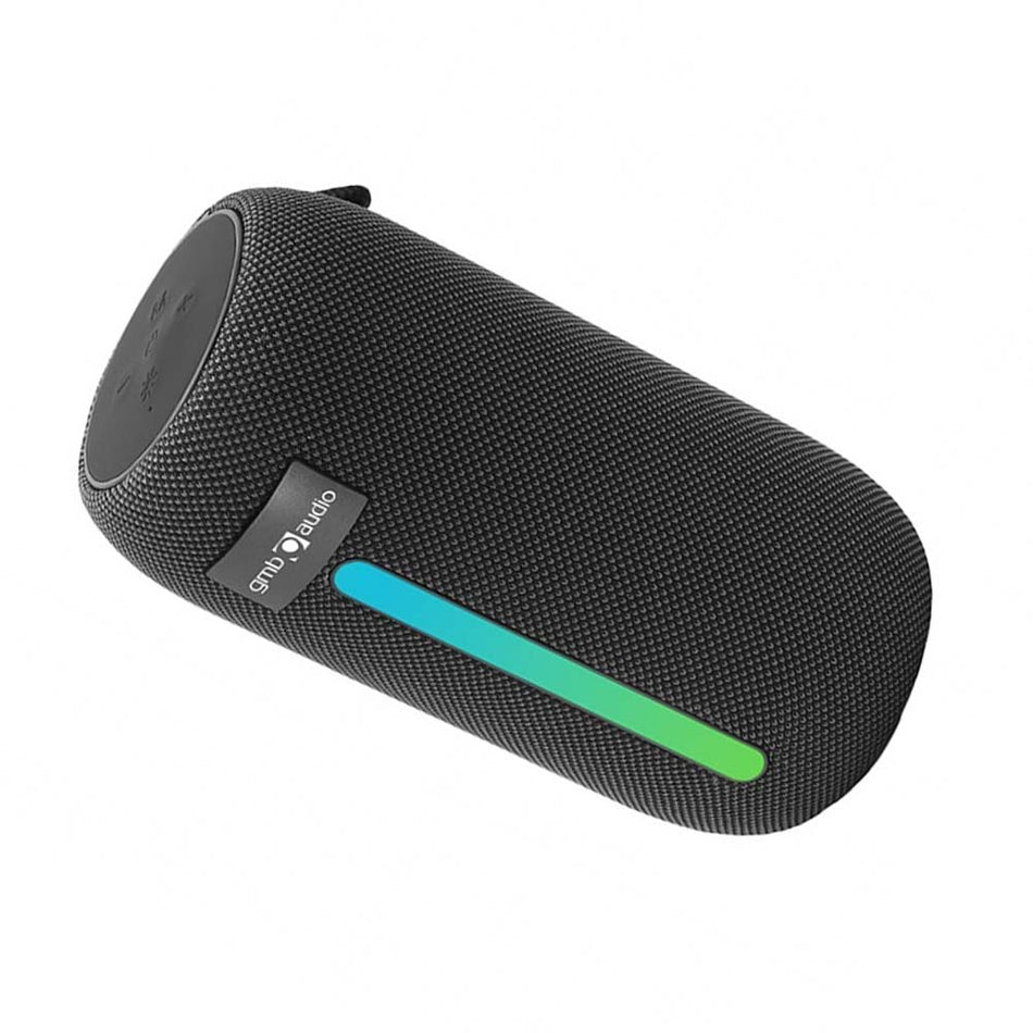 Gembird Wireless Portable Led Speaker Black