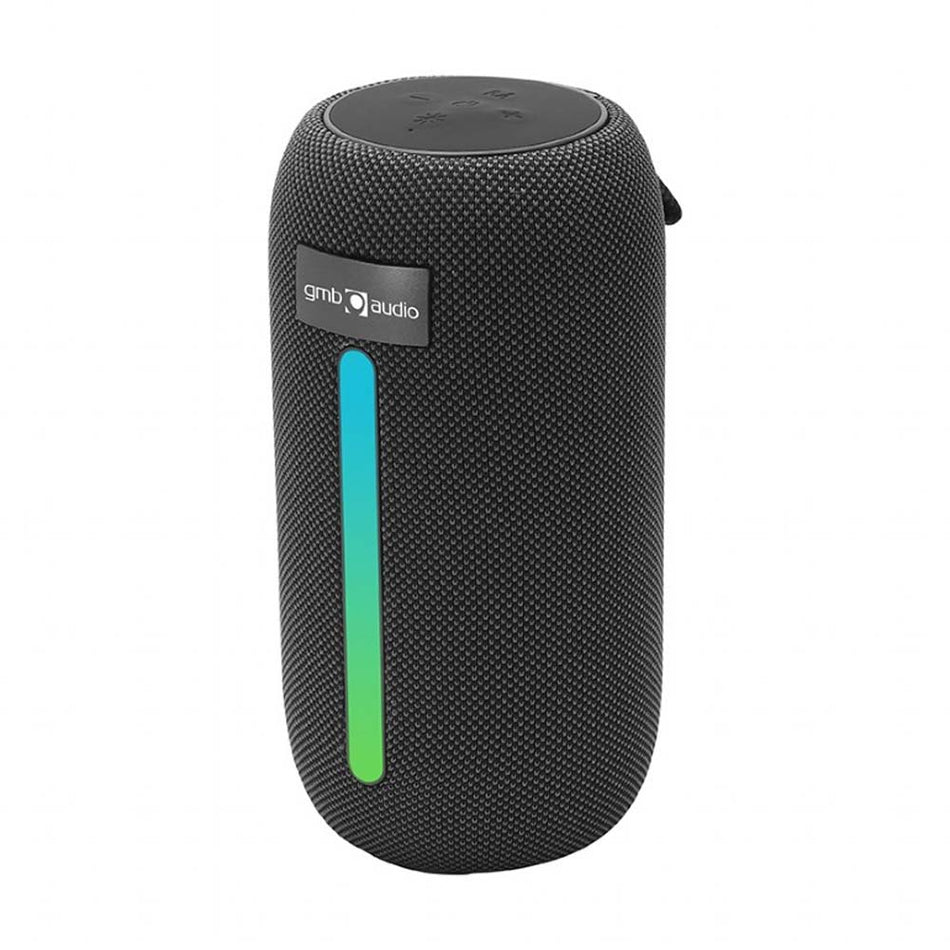 Gembird Wireless Portable Led Speaker Black