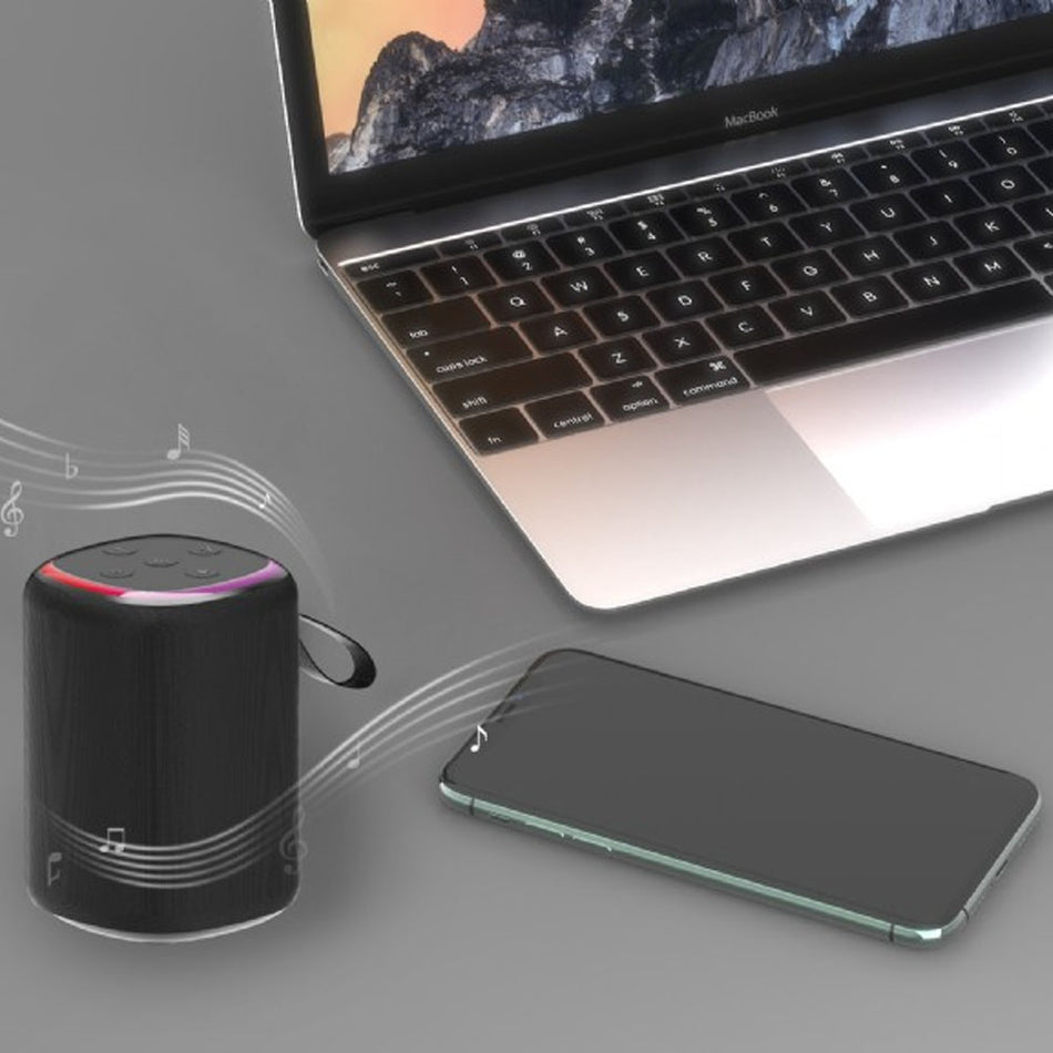 Gembird Bt5.3/Fm/Tf/Handsfree Party Rgb Led Speaker 3 W Black