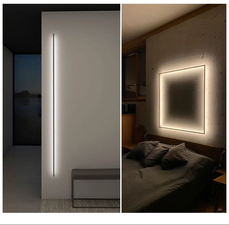 SM-1550-15 Linear Slim Lighting Surface Mounted 1550 floodlight 155cmx1,5cm 15W 1575lm 3000k DC