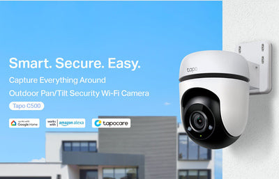 TP-LINK smart κάμερα Tapo C500, 1080p, PTZ, Wi-Fi, IP65, Ver. 1.0