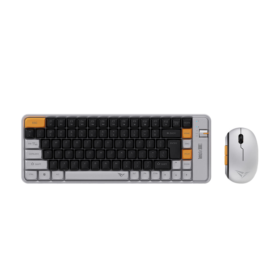 Alcatroz Bt5.3/2.4 G Multi Device Rechargeable Keyboard & Mouse Tetriz Air 300 C Autumn Black