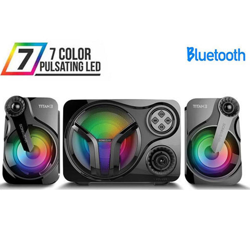 SONIC GEAR STEREO BLUETOOTH 2.1 SPEAKER SYSTEM TITAN 3